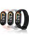 3 قطع من الأحزمة السيليكونية لـ Xiaomi Band 11/10/9/8
