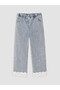 Quality Pieces from Çelebi Store Standard Fit Ruffle Girl's Jean