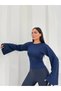 İspanyol Kol Bele Oturan Model Bluz - 6