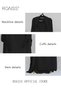 Women One Piece Full Coverage Abaya with Attached Hijab, Solid Loose Batwing Sleeve Muslim Prayer Dr - 6