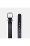 Men's Black Classic Metal Buckle Sports Leather Belt - 2