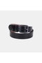 Men's Black Classic Metal Buckle Sports Leather Belt