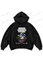 Valentino Rossi · Yamaha Yzr-M1 · 2008 Printed Black Oversize Boxy Hoodie Sweatshirt