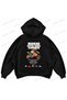 Valentino Rossi · Honda Rc211V · 2002 Front and Back Printed Black Oversize Boxy Hoodie