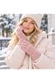 Women's Soft Gloves Standard Size Soft Textured Winter Knitted Gloves - 2