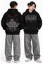Unisex Itachi Uchiha Back Printed Hooded Sweatshirt, Oversized Naruto Anime Themed Hoodie