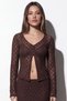 Women's Blouse Blz01741 Brown