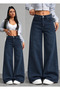 Women's High Waist Wide Leg Jeans