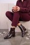 Orion Original Kri̇stebell Imported Special Series Women's Boots with Metal Front Detail, Brown