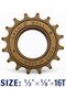Bicycle Freewheel 16T 1/2" x 1/8" – Durable Steel Single Speed Bike Cog Gear Sprocket – Smooth Rotation Rear Freewheel for MTB, BMX, Road & E-Bikes – Rust Resistant Heavy Duty Design - 7