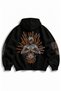 Unisex Oversize Naruto Pain Shinra Tensei Back and Sleeve Printed Hooded Anime Sweatshirt - 2