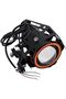 TEGIZO Electric Scooter U7 Front Headlight Horn, for Kugoo Kukirin Citycoco Motorcycle ATV Universal Accessory Electric scooter headlight led(BLACK U7 Headlight horn)