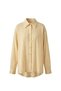 Women's Long Sleeve Oversize Shirt Gml01496 Yellow - 2