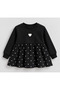 Black and White Heart Patterned Track Suit - 3
