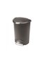 Pedal trash can, 50 L, plastic -