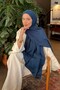Rami Shawl Petrol Blue - 3