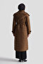 Hooded Quilted Coat Orange - 6