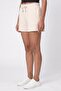 Women Solid Basic Shorts, Beige - 3