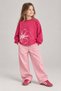 Fuchsia Flower Patterned Children's Seasonal T-Shirt - 3