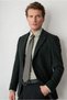 7 Drop Slim Fit Slim Fit Wool Patterned Mono Collar Pocket Unlined Sports Knitted Jacket - 7