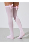 Pack of 3 - Polka Dot Underwired Babydoll with Lace Panel, Brief and Stockings - 4