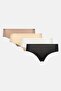 Essentials By Women 5 Pcs Solid Hipster Panties, Multicolor - 2