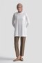Chiffon Detailed Tunic Ecru - 3