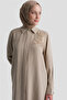 Appliqué Detailed Tunic Beige - 3