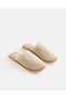 Women Beige Textured Closed Toe Slippers - 2