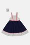 Toddlers Girl 2 Pcs Textured Dress And Hair Clip, Multicolor - 3