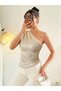 Sequined One-Shoulder Top - 2