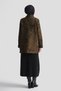 Stone Embroidered Jacquard Jacket in Oil Green - 7