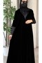 عبايه شتويه بقصه نص كلوش من متجر اثير - 2