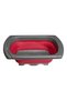 Extensible strainer, plastic, 39 × 26 cm, red -