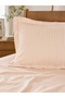 3-Piece Stripe King Flat Bedsheet 108X108 and Pillow Cover 20X30 Inches - 2