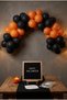 Halloween Halloween Decoration Classic Set Black Felt Letter Board with Stand and Pump Balloon Chain