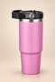 Pink Steel Handle - Open-Close Straw - 900 ml Premium Thermos - Stainless Steel Thermos - 2