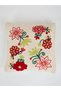 1-Piece Embroidered Square Cushion Cover 18x18inches, Cotton - 3