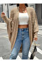 Plus Size Embroidered Knitted Longline Cardigan - 5