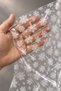 New Year's Snowflake Printed Transparent Gelatin, Pack of 100, 100X130 Cm, New Year's Gift Packaging Gelatin - 2