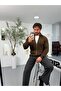 MR Model Zincir Örgü Çift Fermuar Hırka - 2