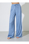 Blue Fashion Squad Dog Graphic Drop Shoulder T-Shirt and Stripe Wide Leg Pyjama Set - 4