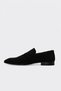 Genuine Leather 910Mba2301 Black Suede Men's Classic Shoes - 2