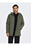 Men's Onsalexander Khaki Long Coat - 22025690 - 3