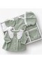 100% Cotton 10-Piece Newborn Baby Girl Hospital Discharge Bodysuit Set with Baby Collar and Blanket - 6