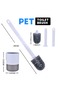 Toilet Brush and Holder Set, Bathroom Toilet Brush Wall-Mounted or Freestanding Toilet Cleaner Brush, Splash-Proof & Rust-Free Deep Cleaning Brush Set - 5