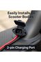 2-Pin Panel Mount Charging Port for Electric Scooter & E-Bike Battery Packs, DC Charging Socket with Red/Black Wires, Dust-Proof Cap, Universal Replacement Connector - 8