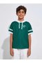 Teen Boys Dark Green KSA National Day Oversized Hoodie