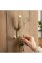 (1 Piece) Dotted Coat Rack Authentic Yellow Metal Hanger Wall Mounted Clothes Hanger Cloakroom Hanger Decorative Hanger - 3