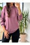 Basic Model Silvery Casual Sweatshirt - 3